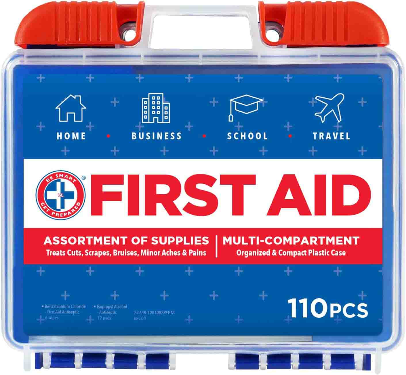 180 Piece Plastic First Aid Kit