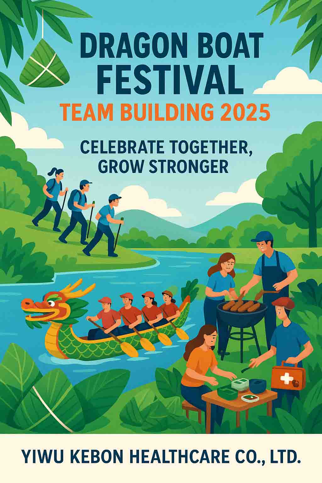 Celebrating Dragon Boat Festival Together – Team Building with Unity and Vitality at Kebon Healthcare