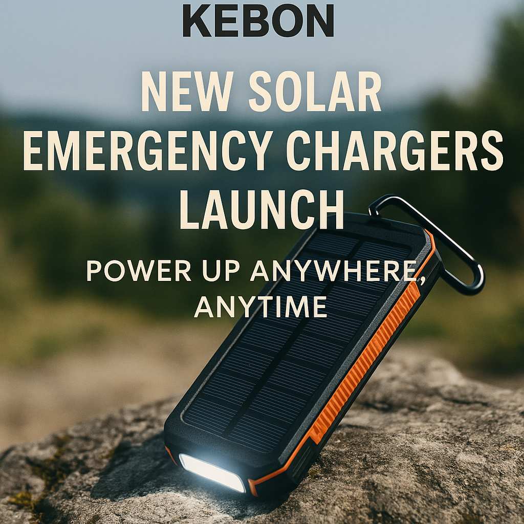New Solar Emergency Chargers Launch – Power Up Anywhere, Anytime