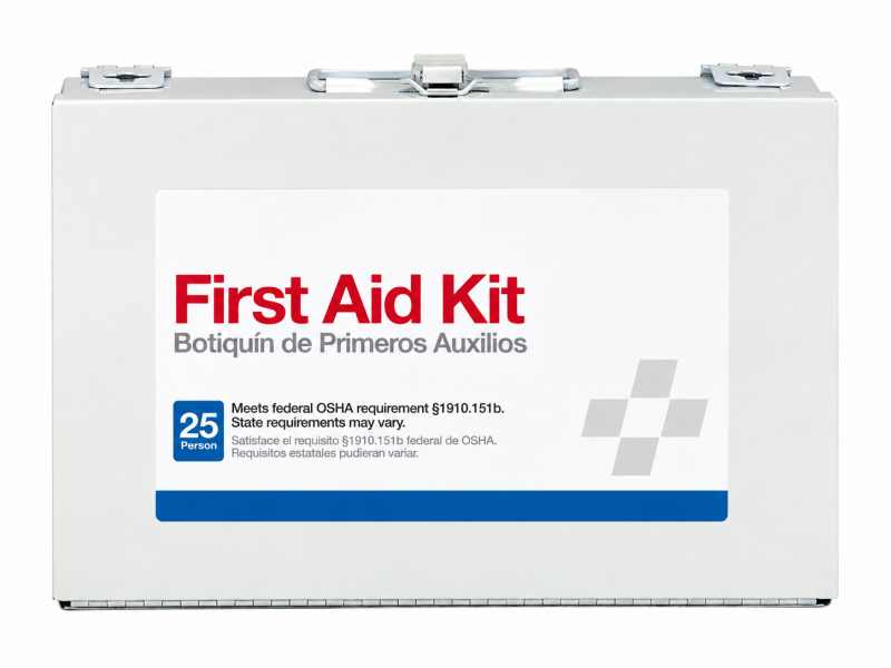 25 Person Metal First Aid Kit | Workplace & Emergency First Aid Kit