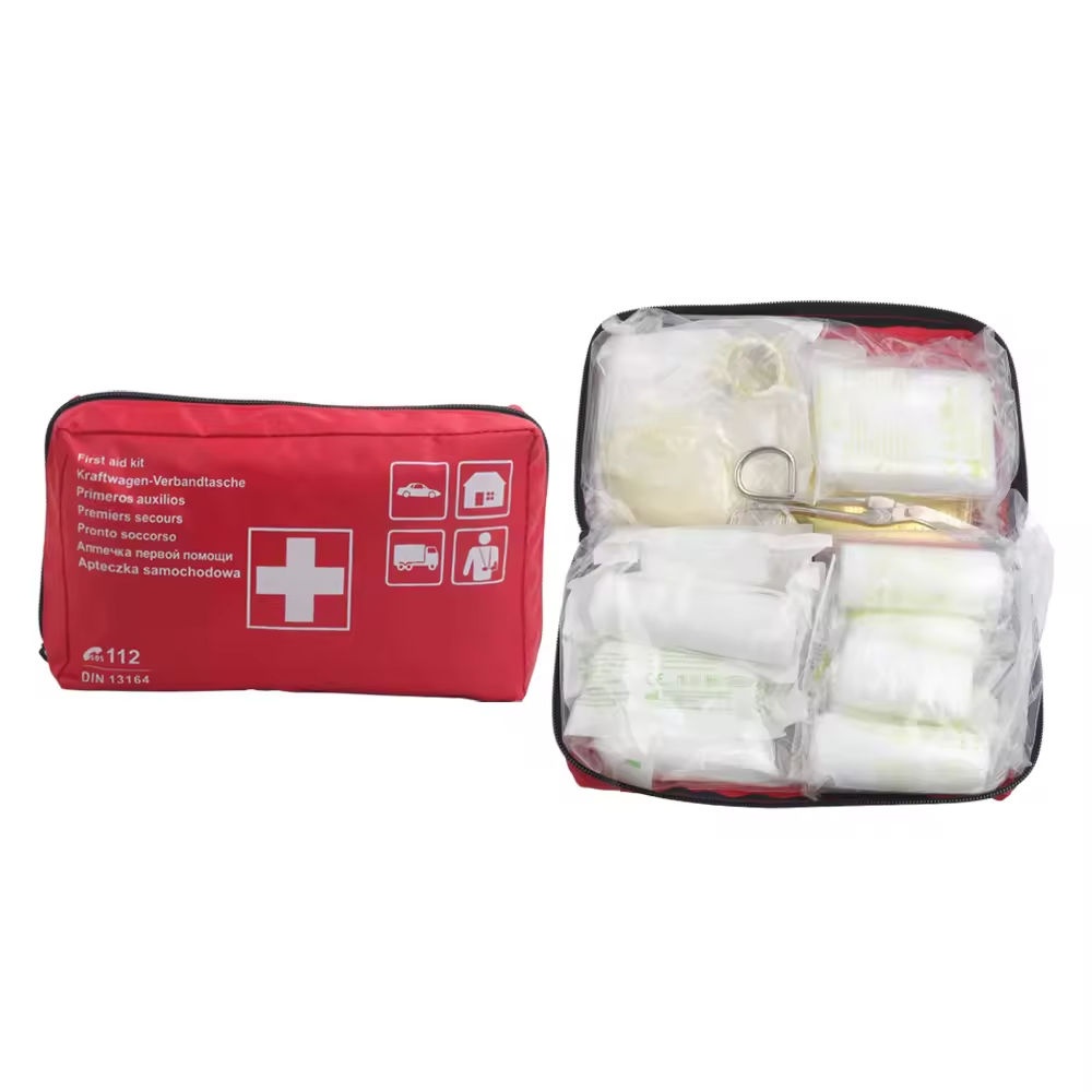 DIN 13164:2022 Car First Aid Kit – EU Standard Vehicle Emergency Medical Kit