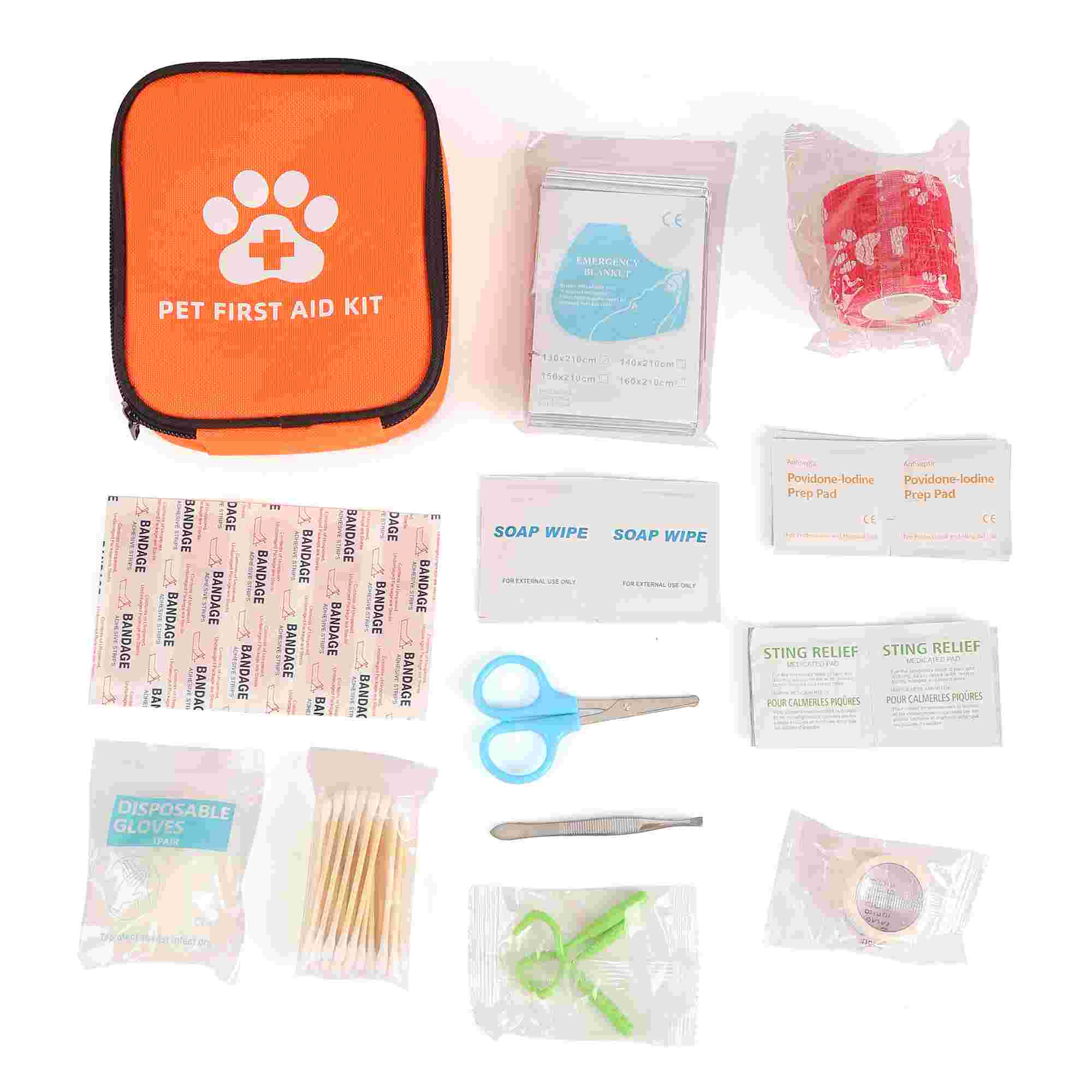 Pet First Aid Kit – Emergency Medical Supplies for Dogs & Cats